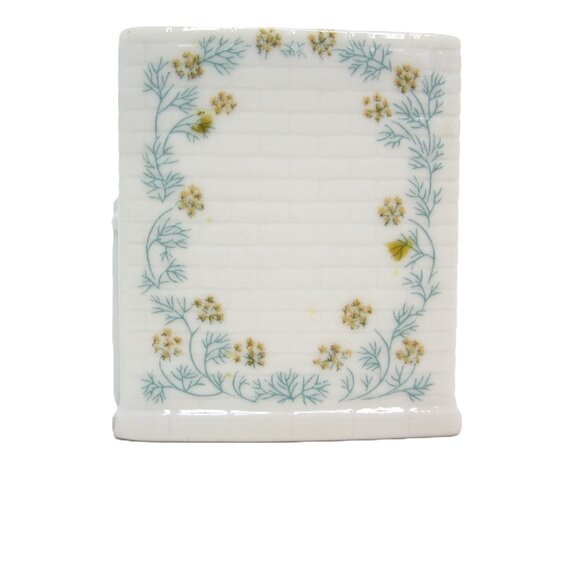 Lenox Spice Village Dill BOTTOM ONLY Spice Jar Lid Cottage House Ceramic - Picture 2 of 6